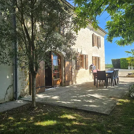 Vakantiehuis La Breuviere Maison Charentaise Avec Piscine